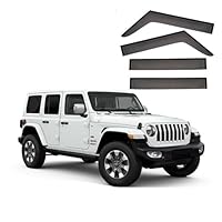 Amazon | 車用サイドバイザー ジープラングラー JL JK 専用 ドア